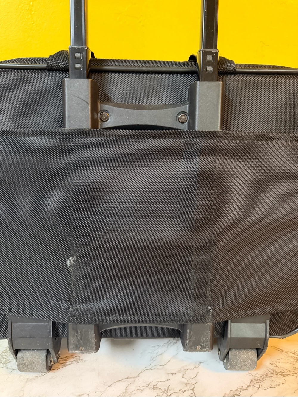 Unbranded Black Rolling Laptop Briefcase with Telescoping Handle - Picture 3 of 8